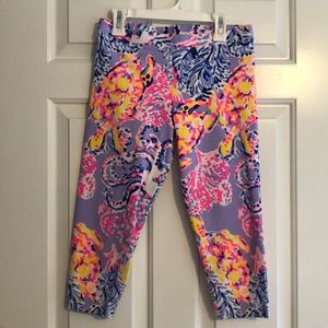 Lilly Pulitzer Girls Cropped Leggings